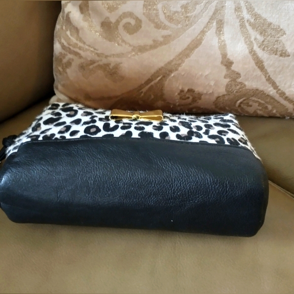 Perfect Image Black Leopard Cosmetic Makeup Bag NWT - Picture 4 of 6